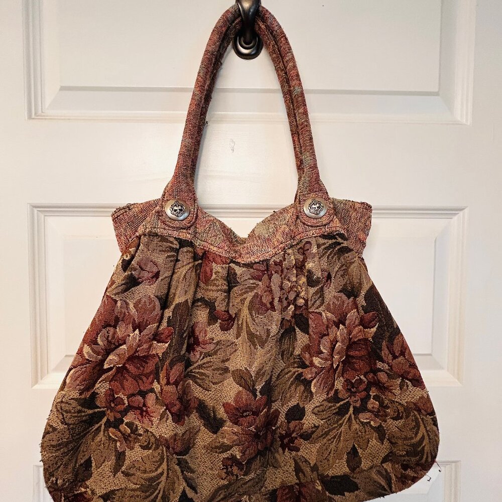 Vintage Urban Outfitters Tapestry Bag (Y2K | Cottagecore | Coquette Academia) - Picture 13 of 14